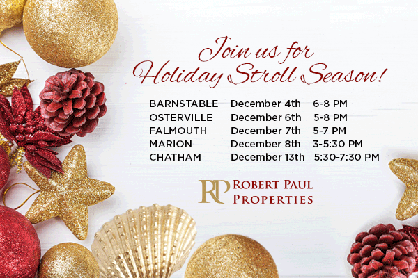 Holiday Strolls across Cape Cod and the South Coast